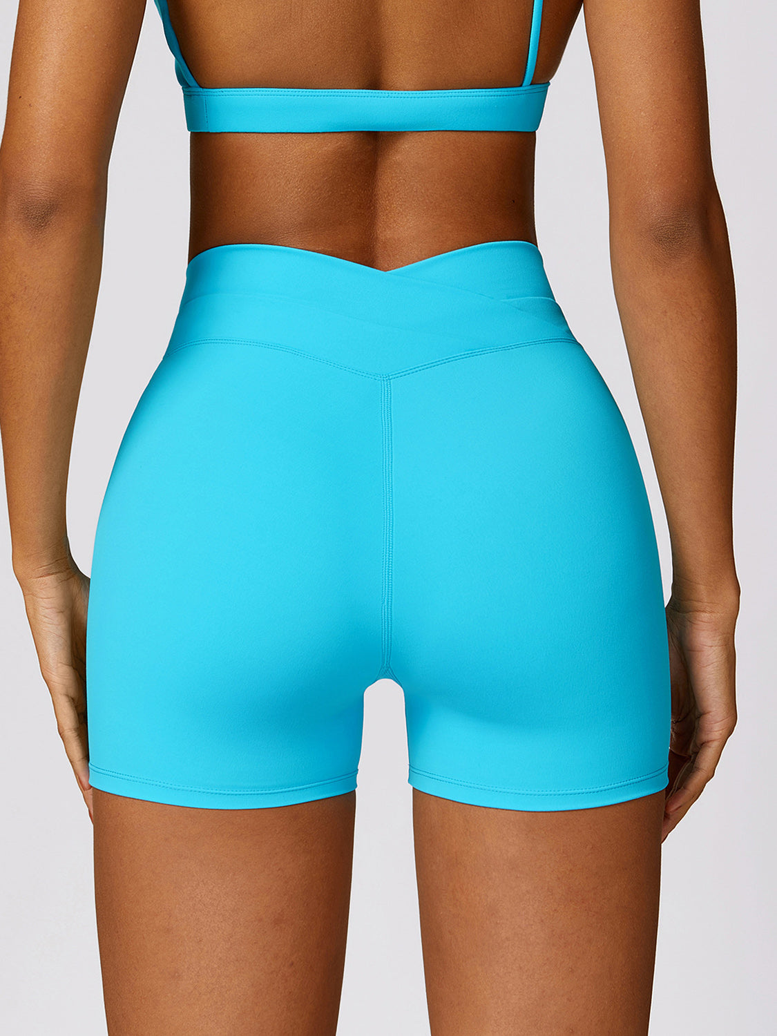 High Waist Active Shorts