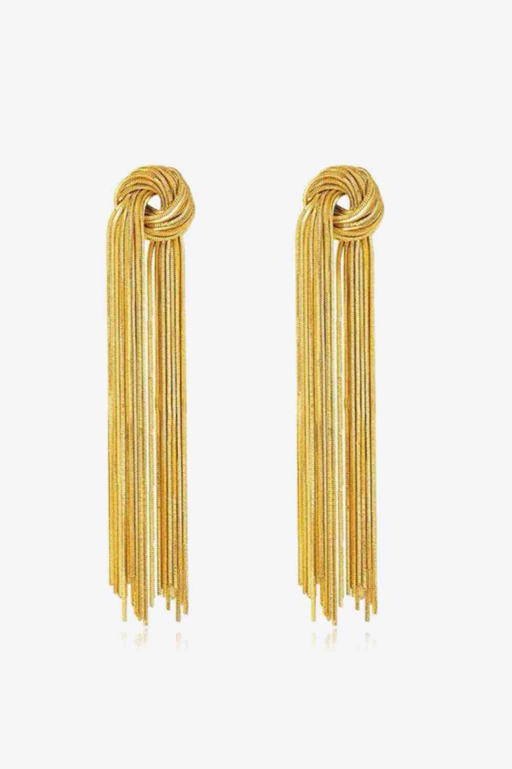 18K Gold Plated Fringe Earrings