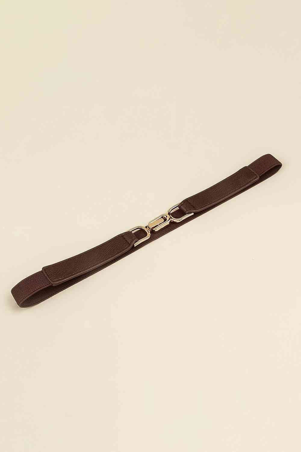 Alloy Buckle Elastic Belt