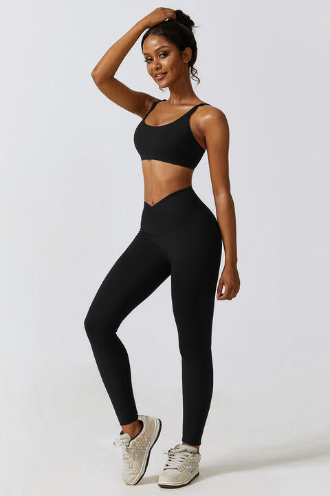 Sports Bra and Leggings Set