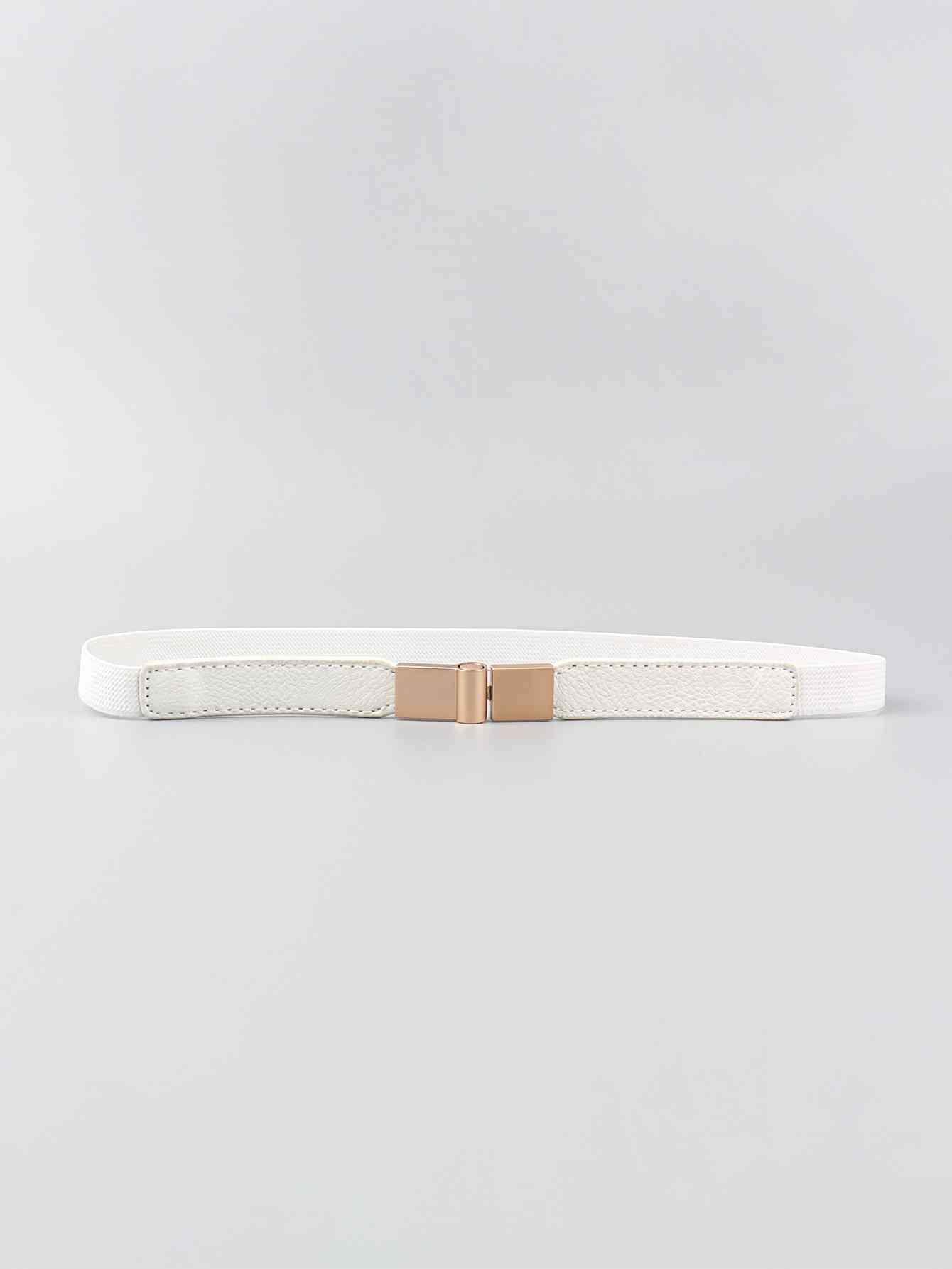 PU Elastic Skinny Belt